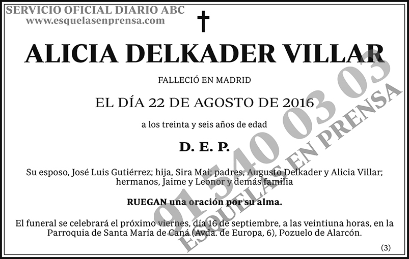 Alicia Delkader Villar